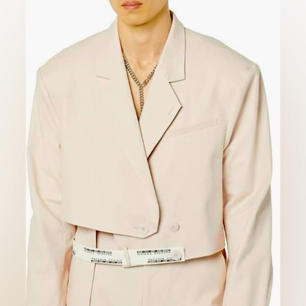 Maison Blanche all gender crop jacket